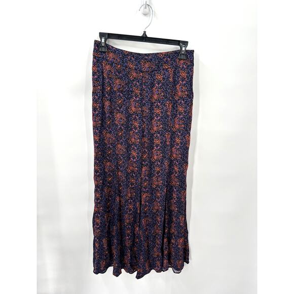 ANTHROPOLOGIE Elevenses Tessie Wide Leg Printed Pants // 2 - Picture 4 of 11